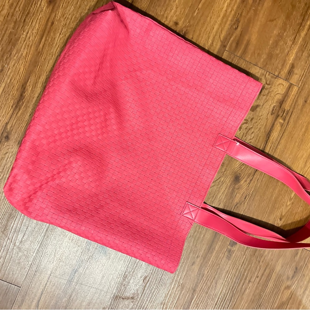 Woven Bath and Body Works Pink Tote Bag